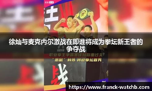 徐灿与麦克内尔激战在即谁将成为拳坛新王者的争夺战